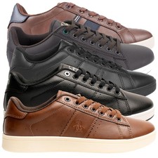 Mens Original Penguin Steadman Casual Smart Lace Up Trainers Sizes 7 to 12