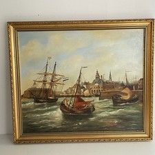 Original Oil Painting Signed R