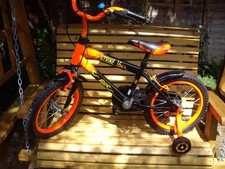 Smyths Strike 16 Kids Bike with Stabilisers. Seen Little Use