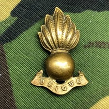 Original WW2 British Army Collar Badge - Royal Artillery