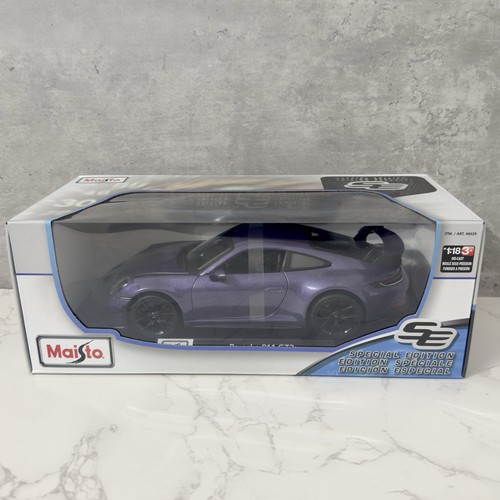 Maisto porsche 911 gt3 purple - porsche,