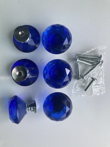 Blue drawer knobs - drawer,