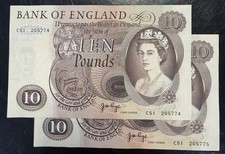 Old ten 10 pound - pound, notes