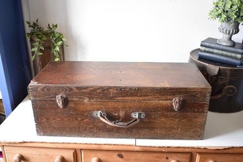 Vintage large wooden storage - vintage,