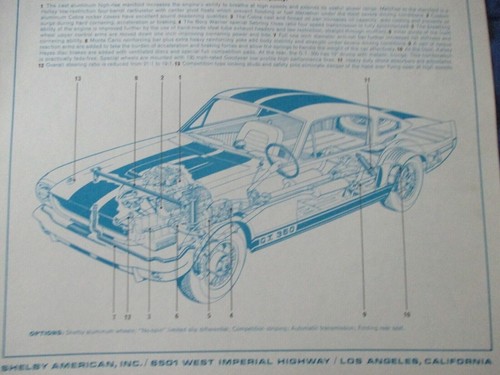 196o dealers shelby - 196o', cobra