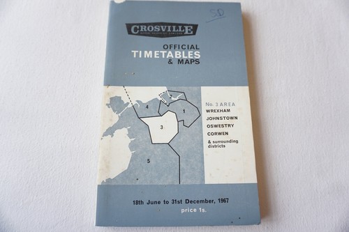 1967 crossville bus timetable - bus,