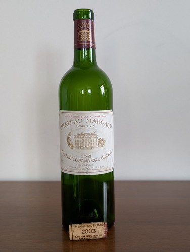Empty château margaux - empty, 2003