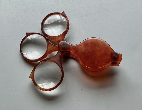 Old c1920 30s pocket loupe - pocket,