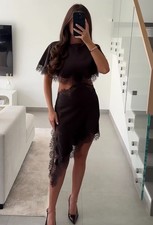 ZARA : ZW COLLECTION Cut-Out Lace Dress: 5919/213 | *UK Buyers No Import Fees* |