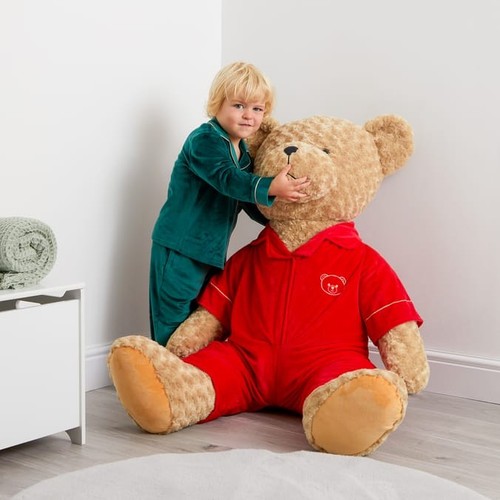 Extra large christmas teddy - large,