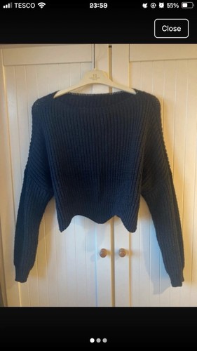 Scalloped crop jumper - scalloped,