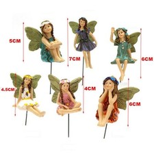 6Pcs Miniature Figurines Fairy