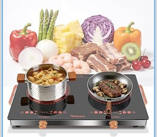 Ring electric hob with - ring,