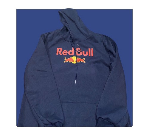 Red bull navy hoodie - large,