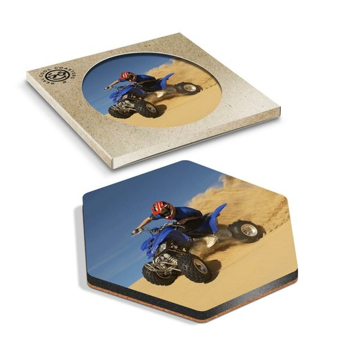 Hexagon coaster quad - coaster,