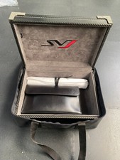 Genuine Lamborghini Aventador SVJ Edition Carbon Fibre Watch Box / Car Care Kit