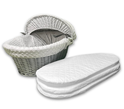 Moses basket mattress - basket, quilted