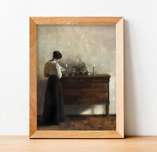 Interior with Woman Reading