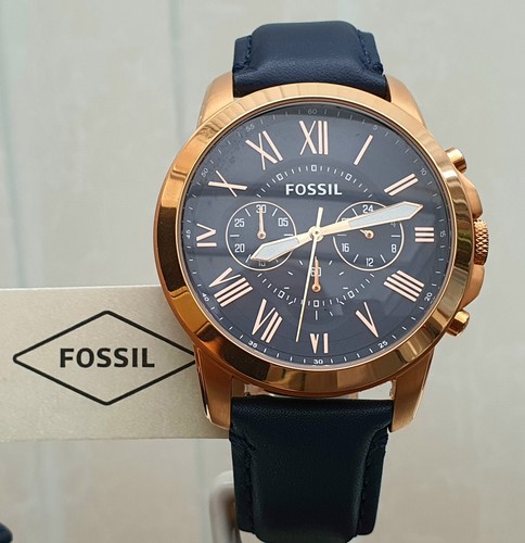 New fossil mens - new, blue