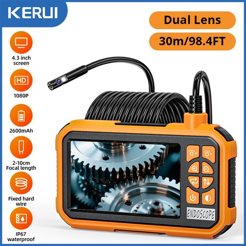 Ip67 1080p dual lens endoscope - dual,