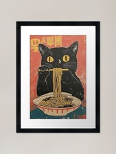 Japanese Cat And Bowl Of