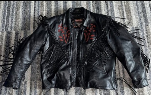 Women black leather - black,