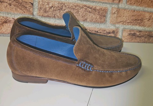 Loake size brown suede slip - size,