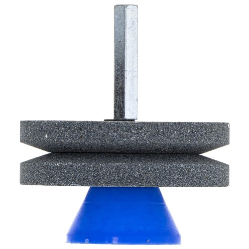 Mower blade grinder - blade, stone