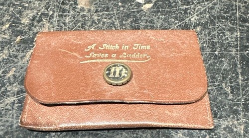 Vintage leather sewing - leather,