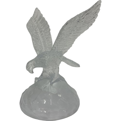 Glass eagle figurine crystal - eagle,