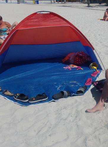 Beach tent sun wind - tent, shelter
