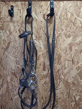  Leather Grackle Bridle,Bit &