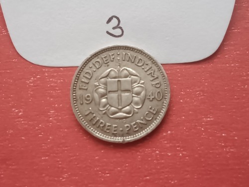 1940 threepence george - threepence,
