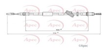 APEC Rear Left Brake Cable for