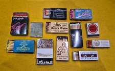 12 Vintage Match Boxes and