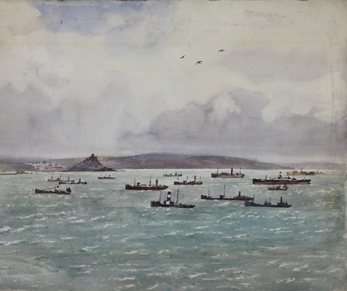 Watercolour newlyn artist - watercolour,