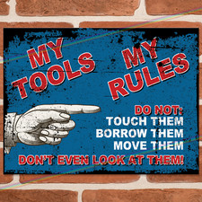 MY TOOLS MY RULES Funny Metal