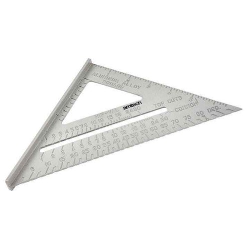150mm set square aluminium - 6",