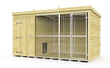 Dog Kennel & Run 12ft x 6ft