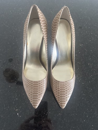 Nine west mock snakeskin taupe - nine,