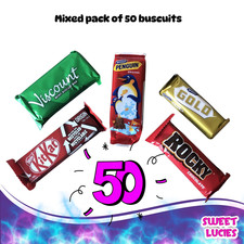 50 Mixed Choc Biscuits Kitkat