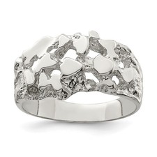 Sterling Silver Men's Nugget