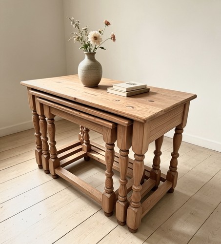 Vintage solid light pine - pine, wide