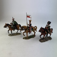 Del Prado Diecast Metal French Napoleonic Era Mounted Soldiers 