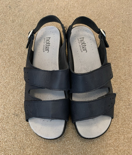 Hotter women blue leather - women’s,