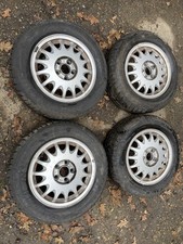 Saab 9-3 900 Alloy Wheels 4648036 15x6.5j FUNDO 5x110 195/65/15 Winter Tyres