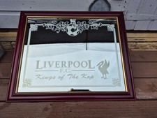 Vintage Liverpool Kings Of The Kop Mirror 58cm x 48cm