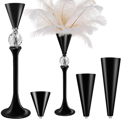 Vijiv black flower vase for - vijiv,