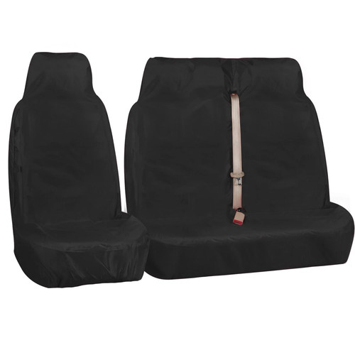 Van seat covers black heavy - seat,