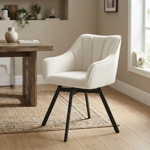Durable swivel dining chair - dining, in